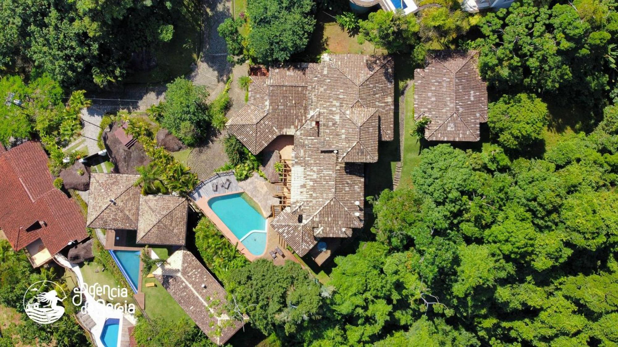 Linda Casa Com Vista Incrivel Em Condominio No Sul Da Ilha Ilhabela Kültér fotó