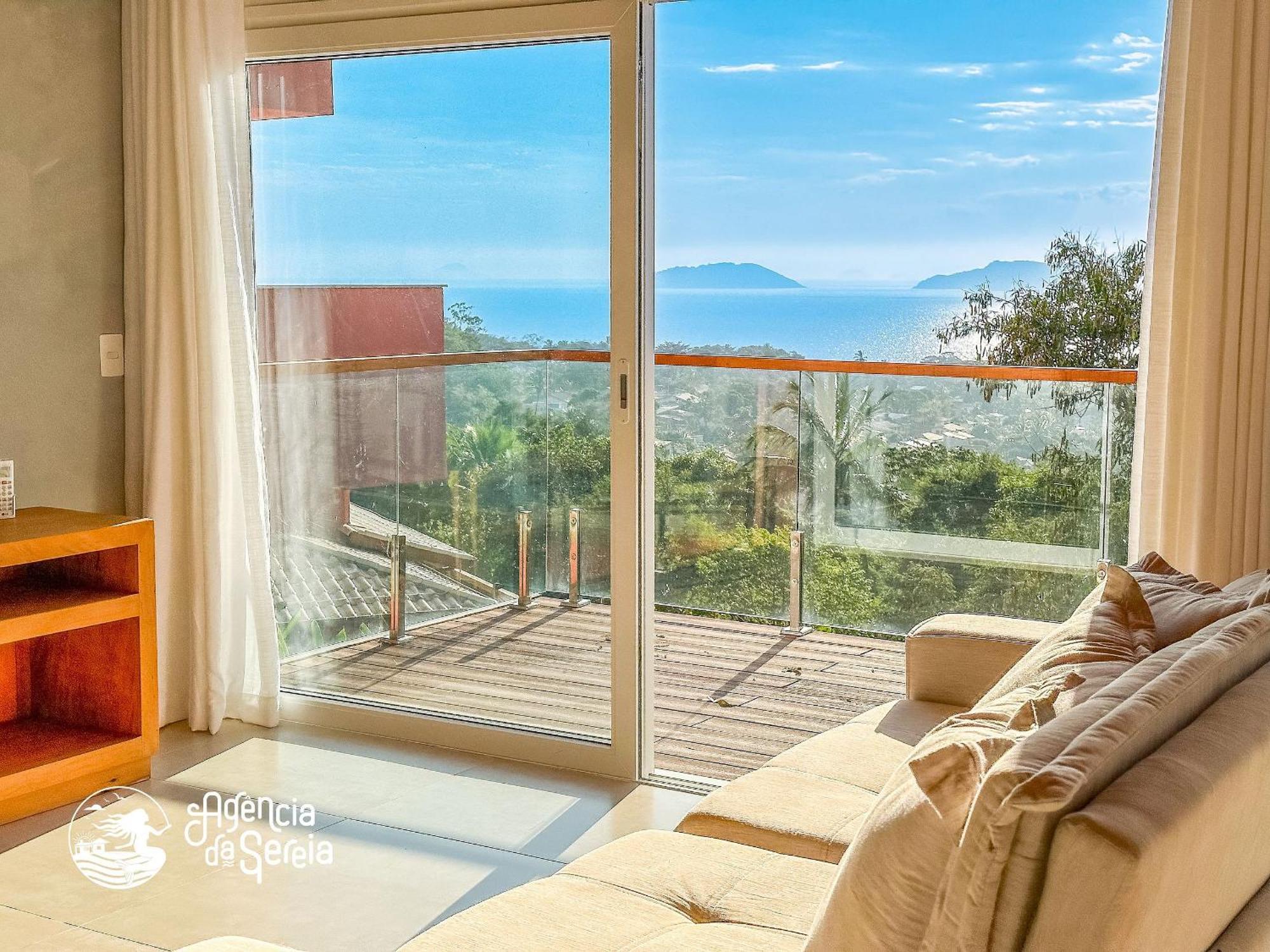 Linda Casa Com Vista Incrivel Em Condominio No Sul Da Ilha Ilhabela Kültér fotó