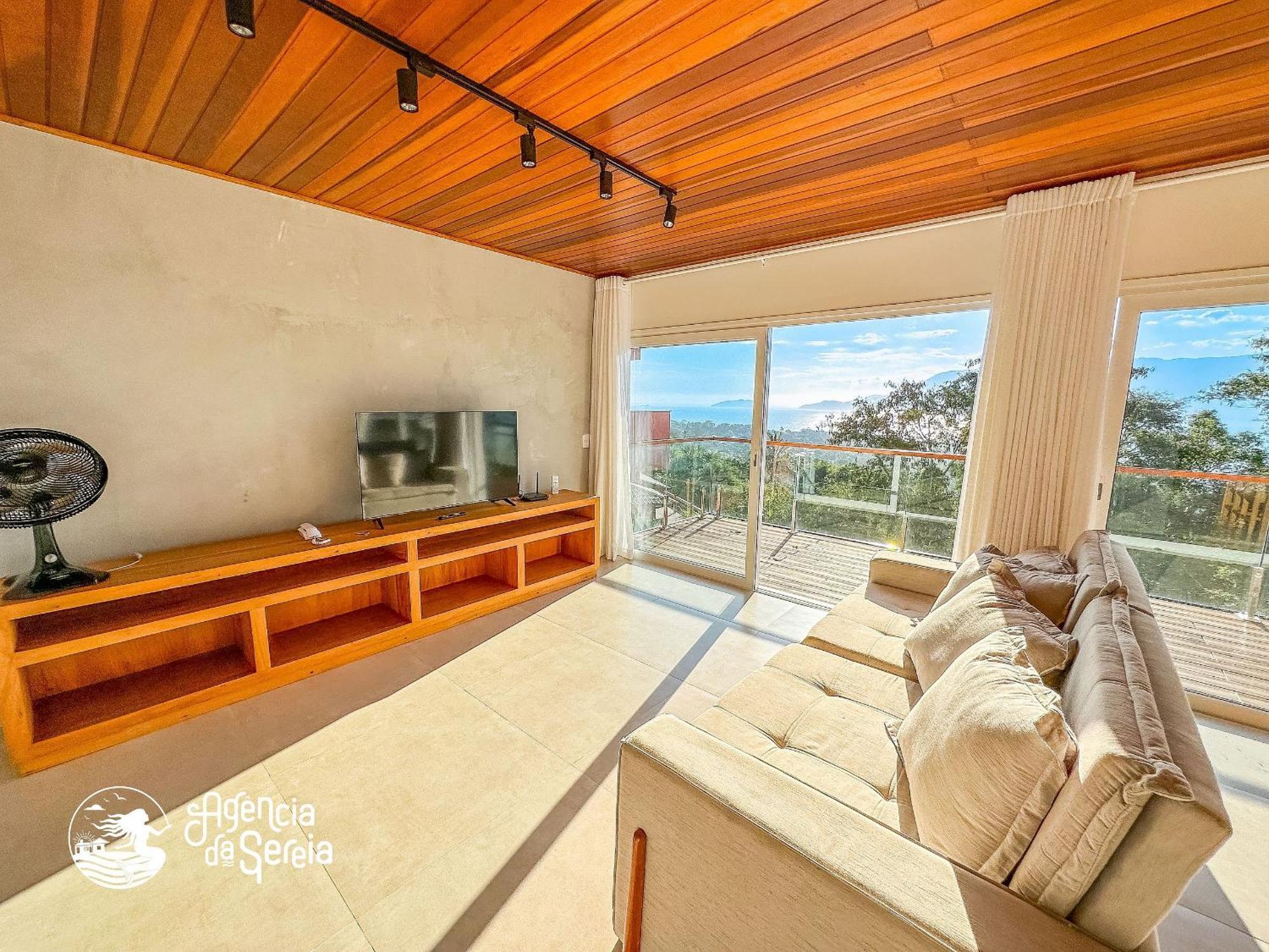 Linda Casa Com Vista Incrivel Em Condominio No Sul Da Ilha Ilhabela Kültér fotó